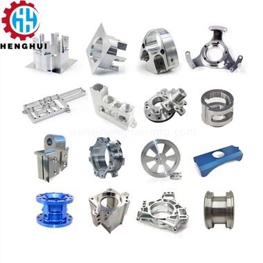 Mill Finish 6063 CNC aluminium bearbetningsdel för robotdel
